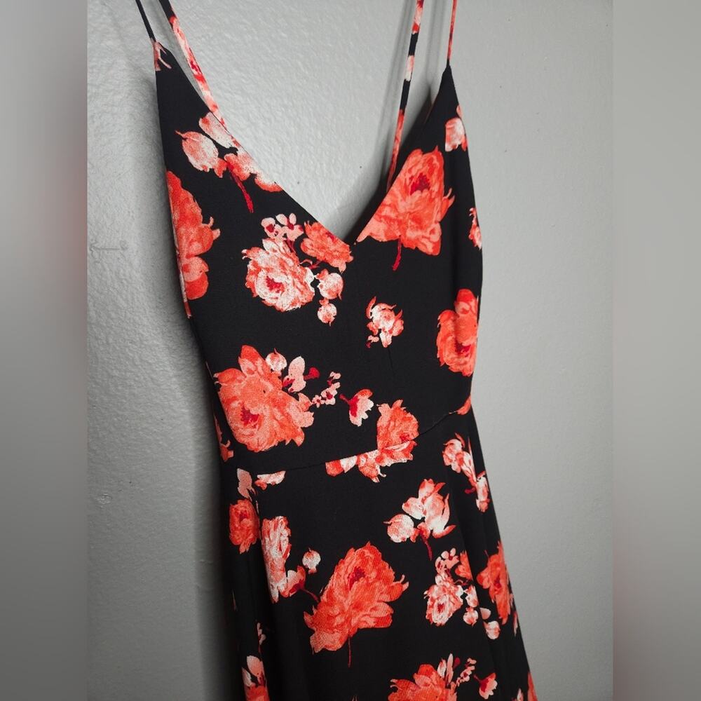 Forever 21 floral adjustable strap mini dress - Picture 5 of 6